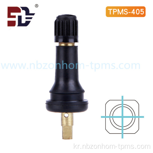 TPMS 고무 스냅인 타이어 밸브 TPMS 405